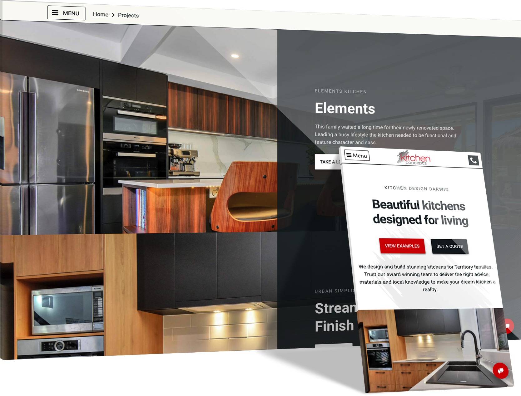 Kitchen Concepts Website