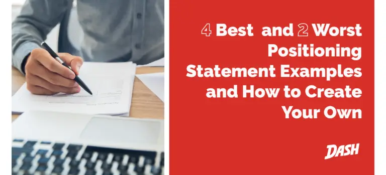positioning statement,positioning statement example,positioning statement template