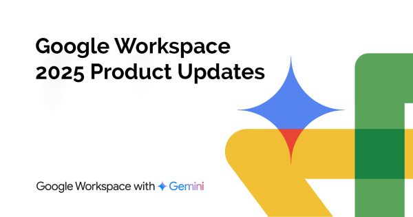 Google Workspace 2025 updates with Gemini logo
